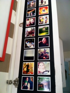 Cherished Instagram prints.  At .25 cents a piece, one of my favorite things.